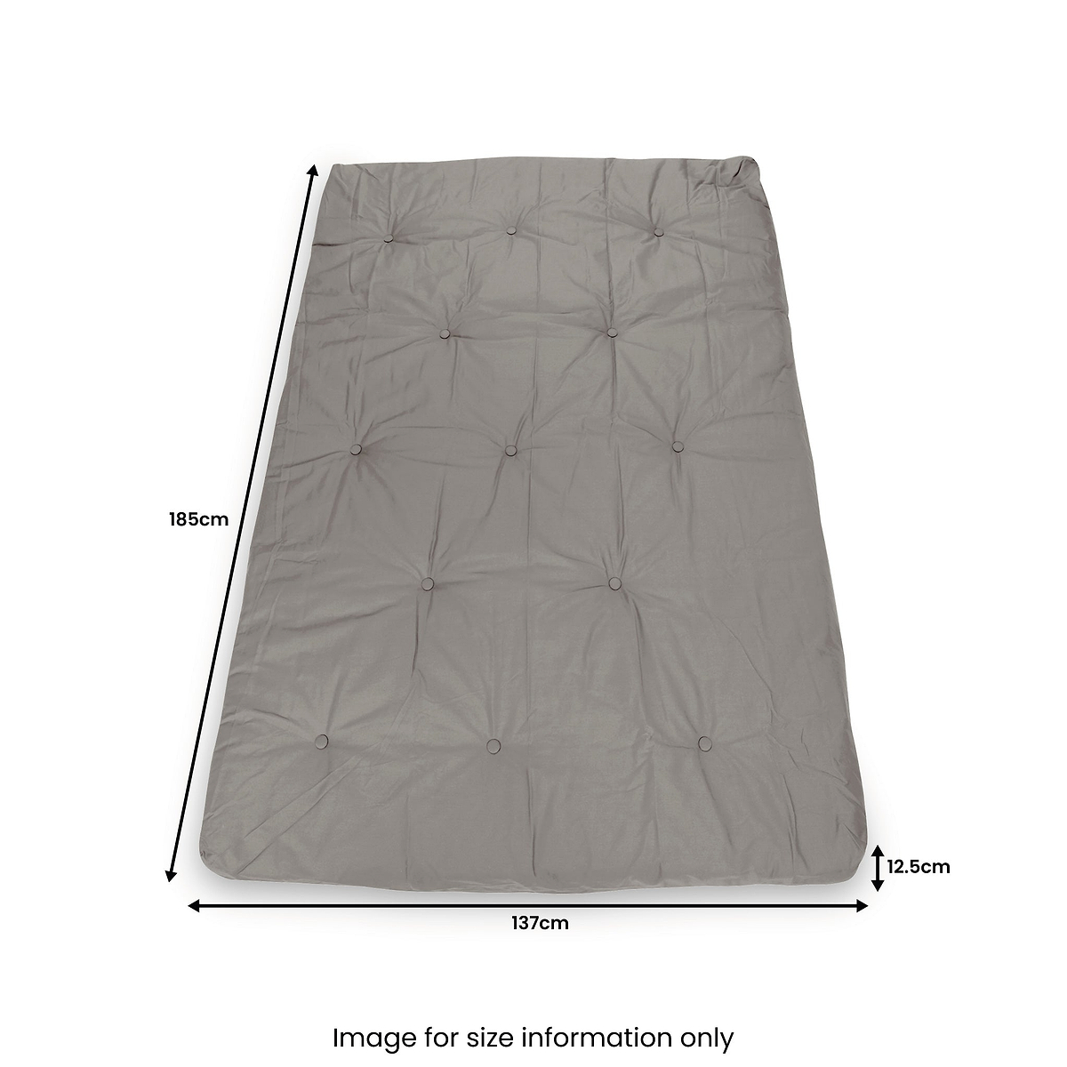 Maggie Double Futon Silver from Roseland Furniture