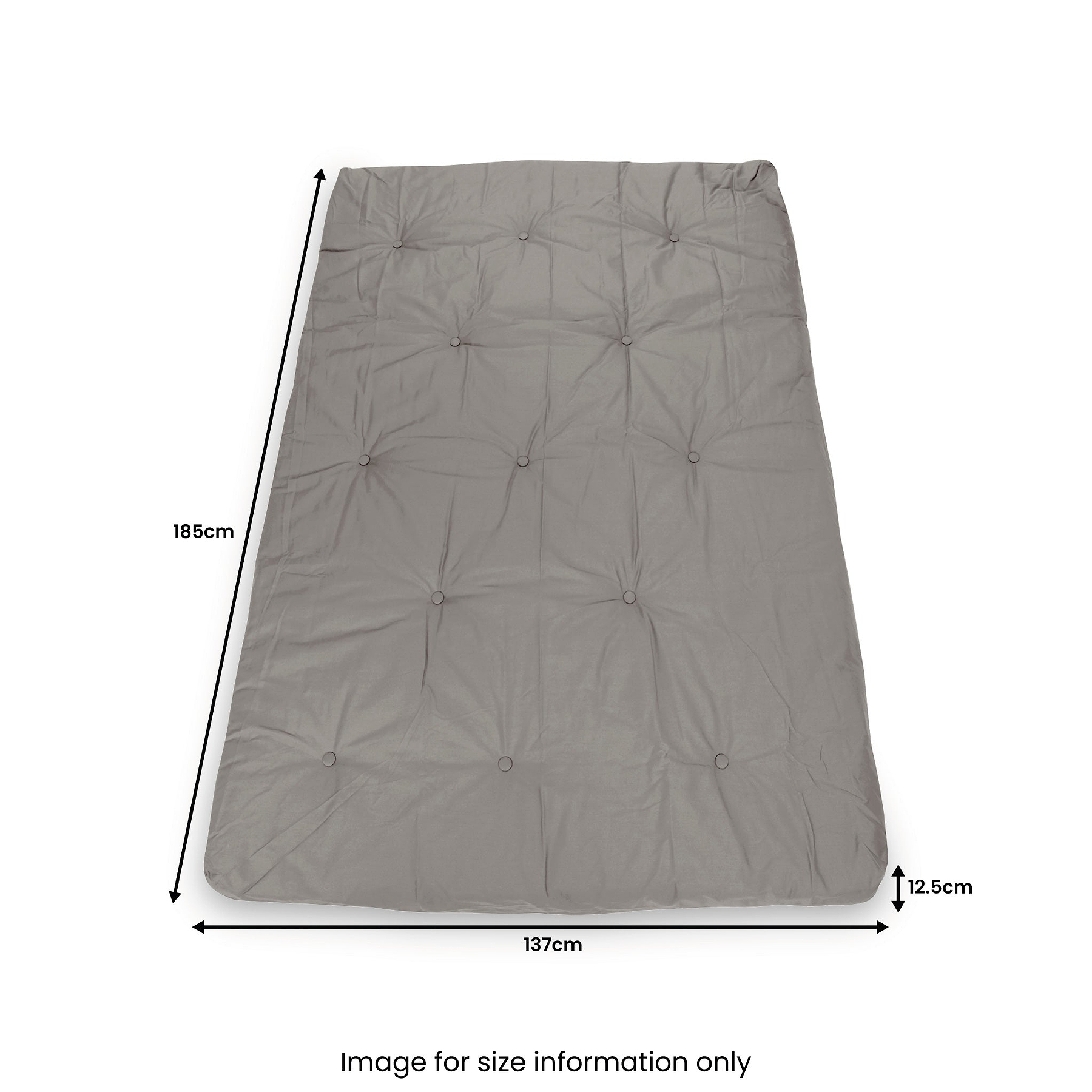Maggie Double Futon Silver from Roseland Furniture