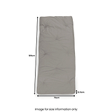 Maggie Single Futon Silver from Roseland Furniture