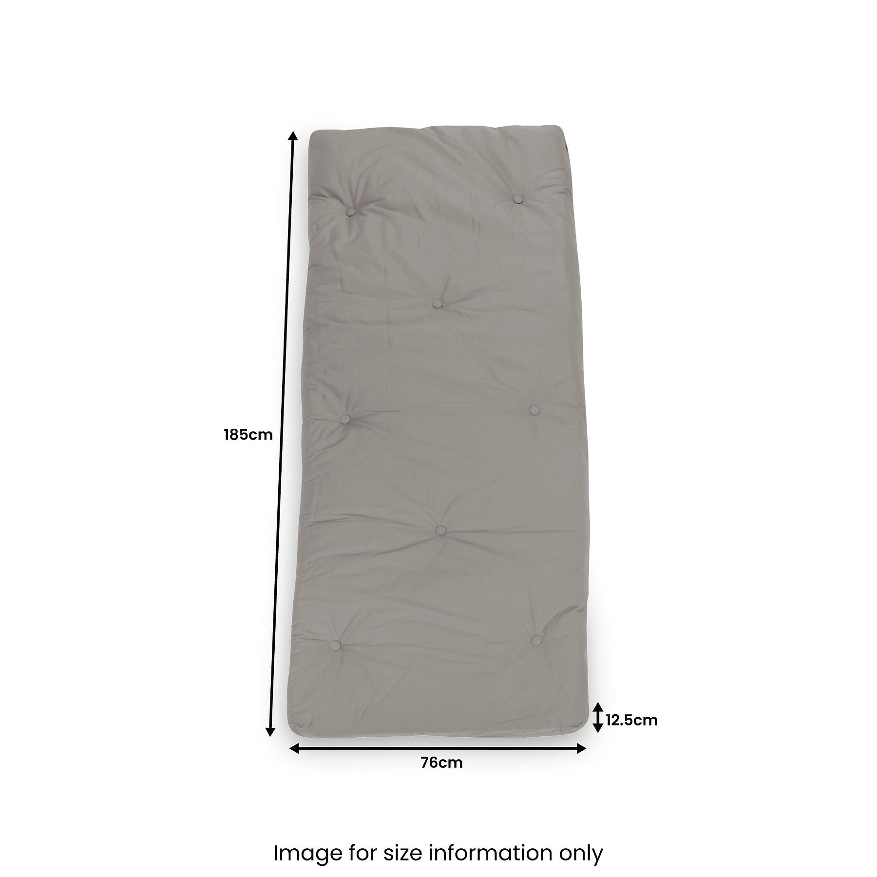 Maggie Single Futon Silver from Roseland Furniture