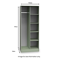 Moreno Olive Open Shelf Unit from Roseland