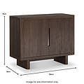 Mylor Oak 2 Door Sideboard from Roseland Furniture