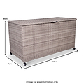 Natural Weave KD Cushion Storage Box 510L from Roseland Furniture