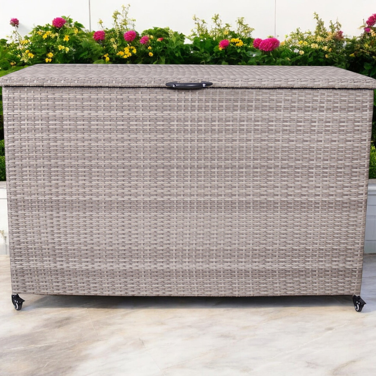 Natural Weave KD Cushion Storage Box 510L from Roseland Furniture