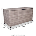 Natural Weave KD Cushion Storage Box 645L from Roseland Furniture