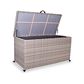 Natural Weave 645L Cushion Storage Box with Gas Lif