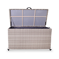 Natural Weave 645L Cushion Storage Box with Gas Lift
