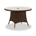 Vada 110cm 4 Seat Rattan Round Dining Table