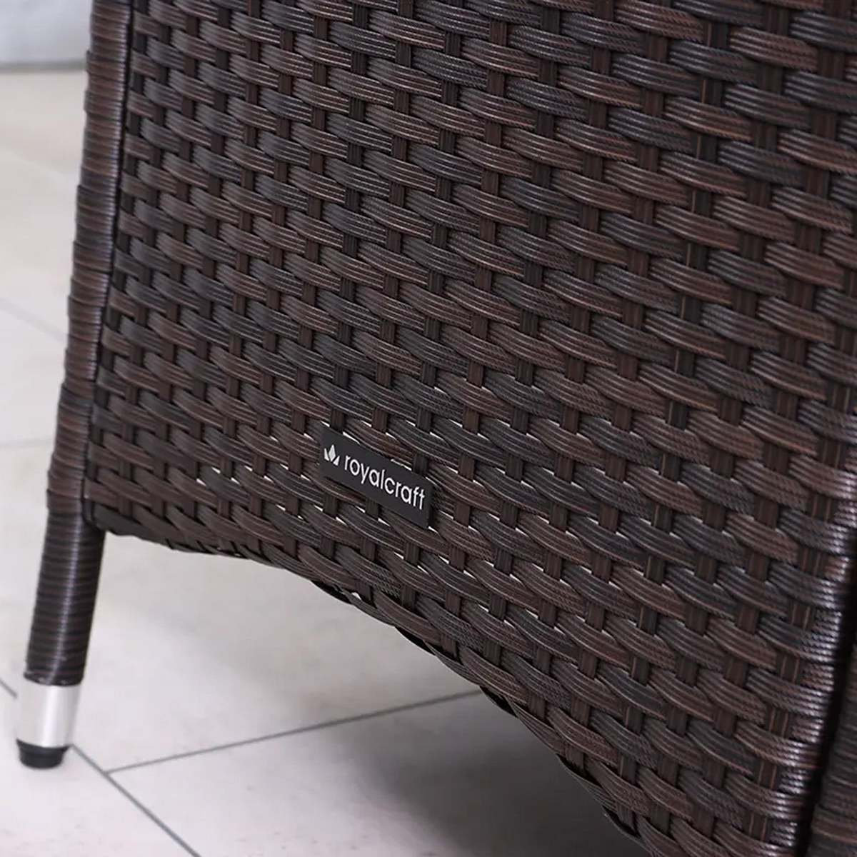 Vada 140cm 6 Seat Rattan Round Dining Set