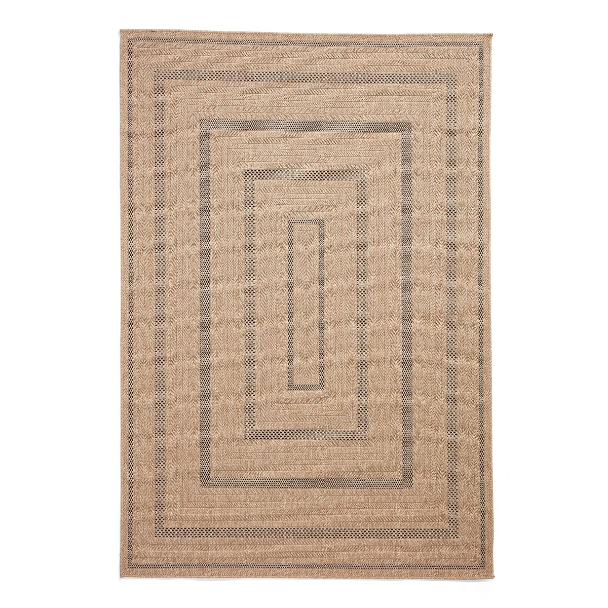 Brown Ramsay Jute Style Weather Resistant Indoor/Outdoor Rug from Roseland Furniture