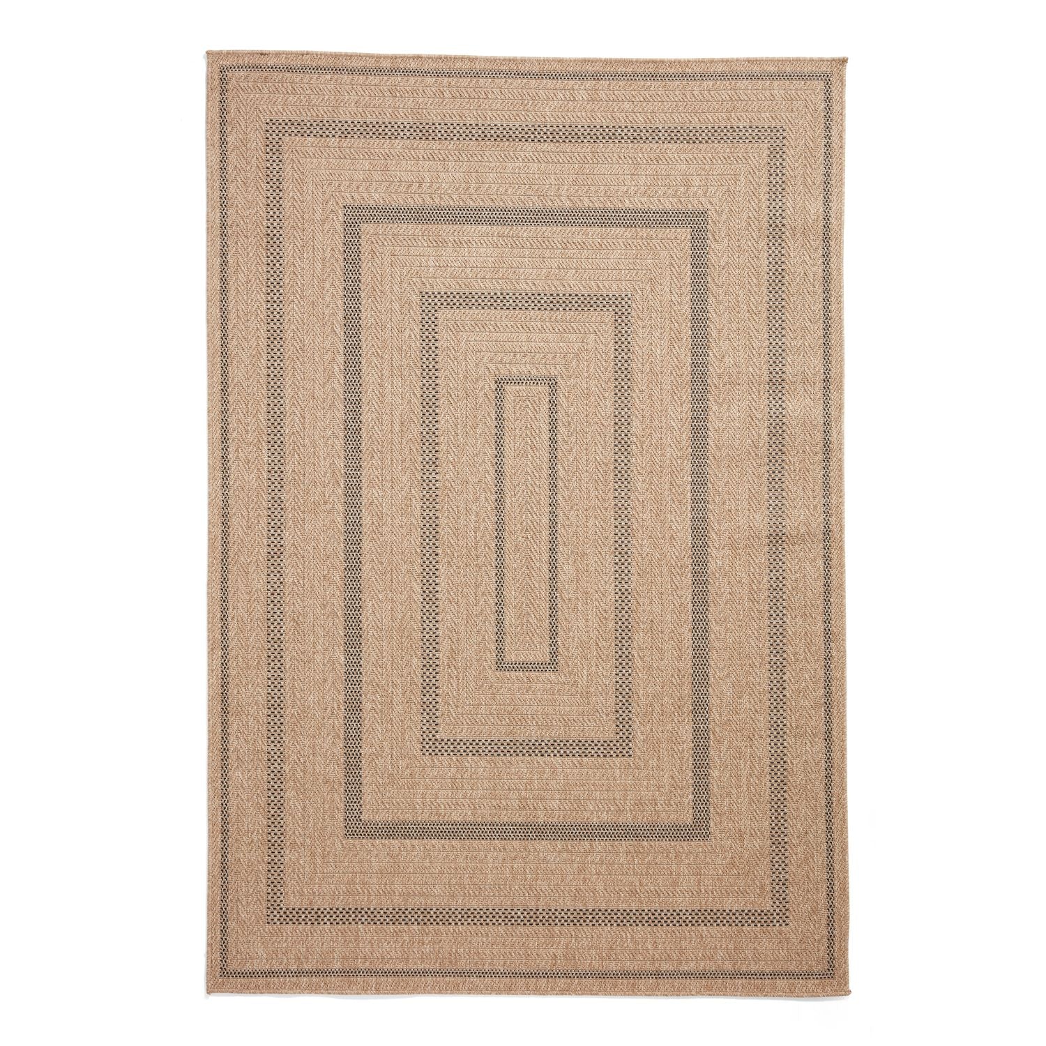 Brown Ramsay Jute Style Weather Resistant Indoor/Outdoor Rug from Roseland Furniture