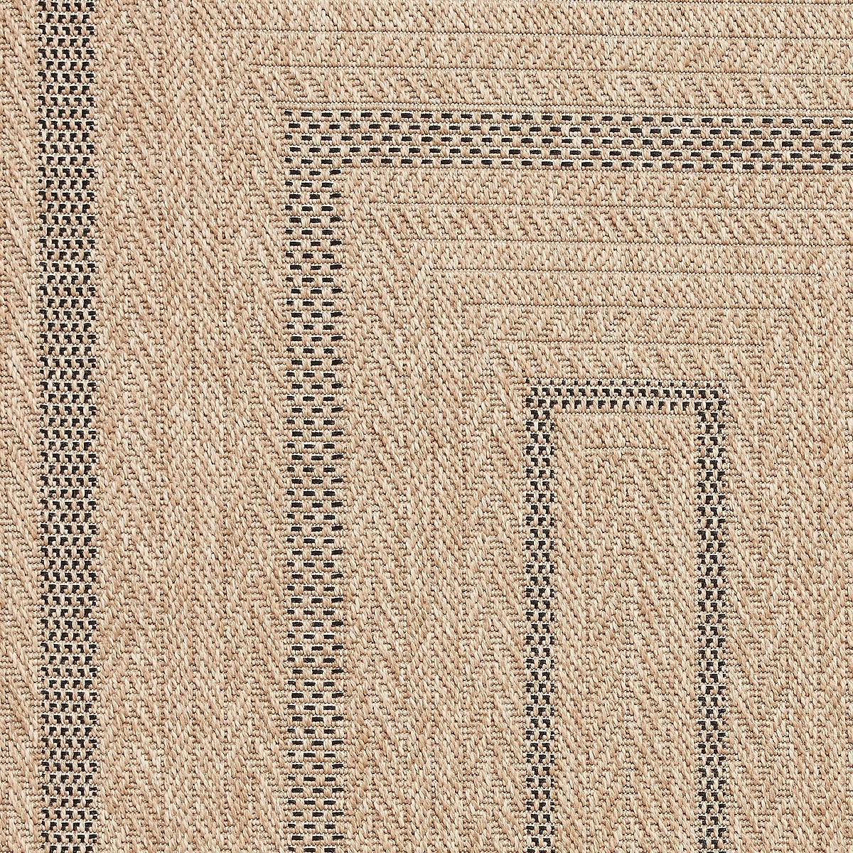 Brown Ramsay Jute Style Weather Resistant Indoor/Outdoor Rug from Roseland Furniture