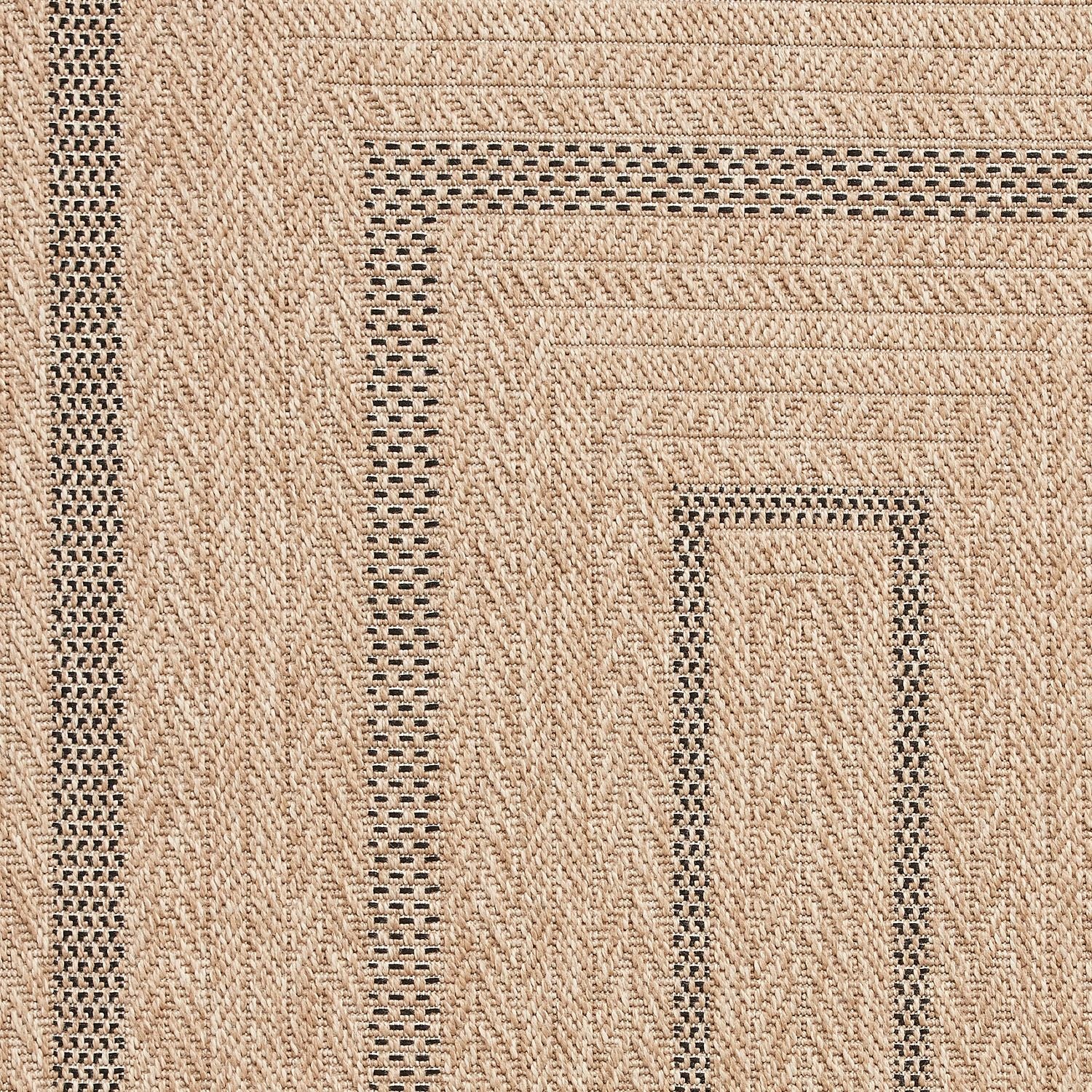 Brown Ramsay Jute Style Weather Resistant Indoor/Outdoor Rug from Roseland Furniture