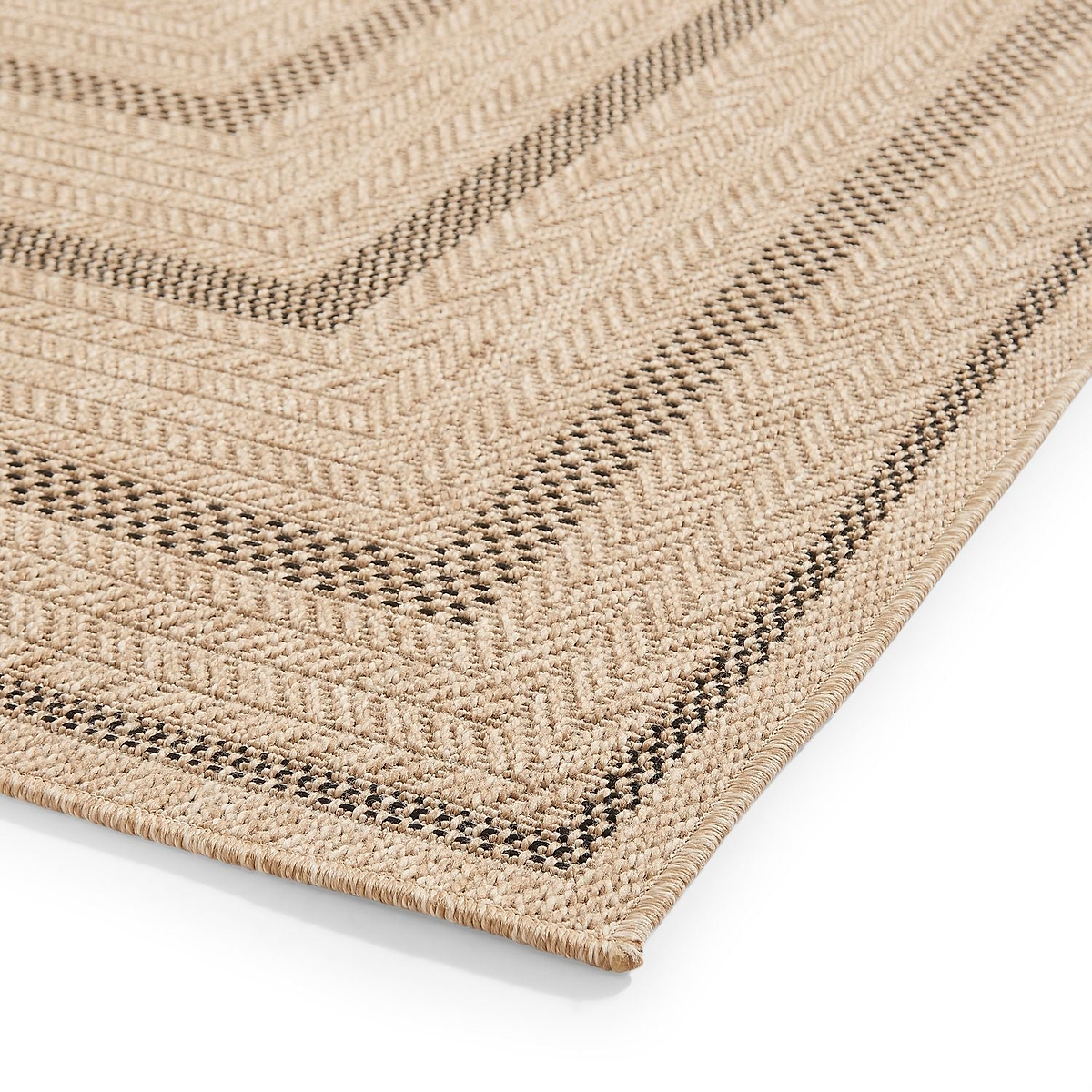Brown Ramsay Jute Style Weather Resistant Indoor/Outdoor Rug from Roseland Furniture