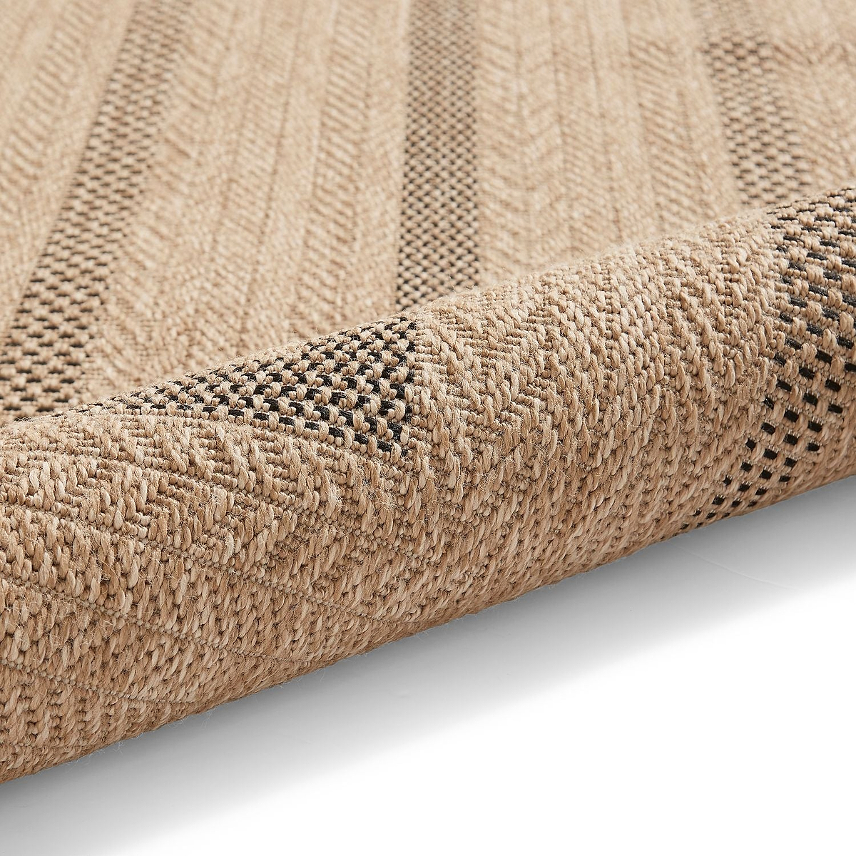 Brown Ramsay Jute Style Weather Resistant Indoor/Outdoor Rug from Roseland Furniture