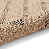 Brown Ramsay Jute Style Weather Resistant Indoor/Outdoor Rug from Roseland Furniture