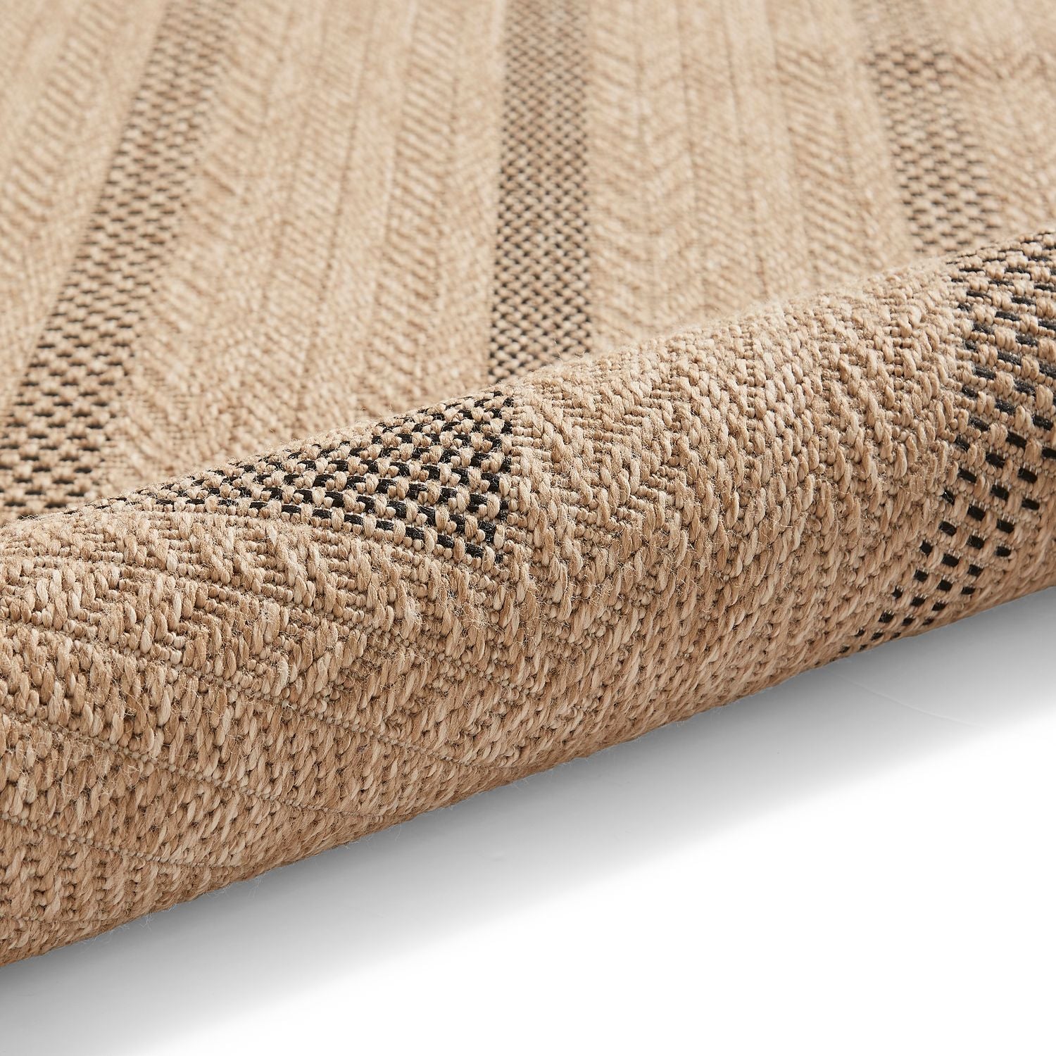 Brown Ramsay Jute Style Weather Resistant Indoor/Outdoor Rug from Roseland Furniture