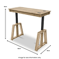 Nora Smart Electric Height Adjustable Desk with wireless charging for office