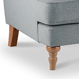 Norbury 4 Seater Sofa - Ashen Close Up From Roseland Furniture