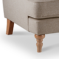 Norbury 4 Seater Sofa - Beige Close Up From Roseland Furniture