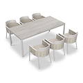 Olma 6 Seater Dining Table Chairs from Roseland Furniture
