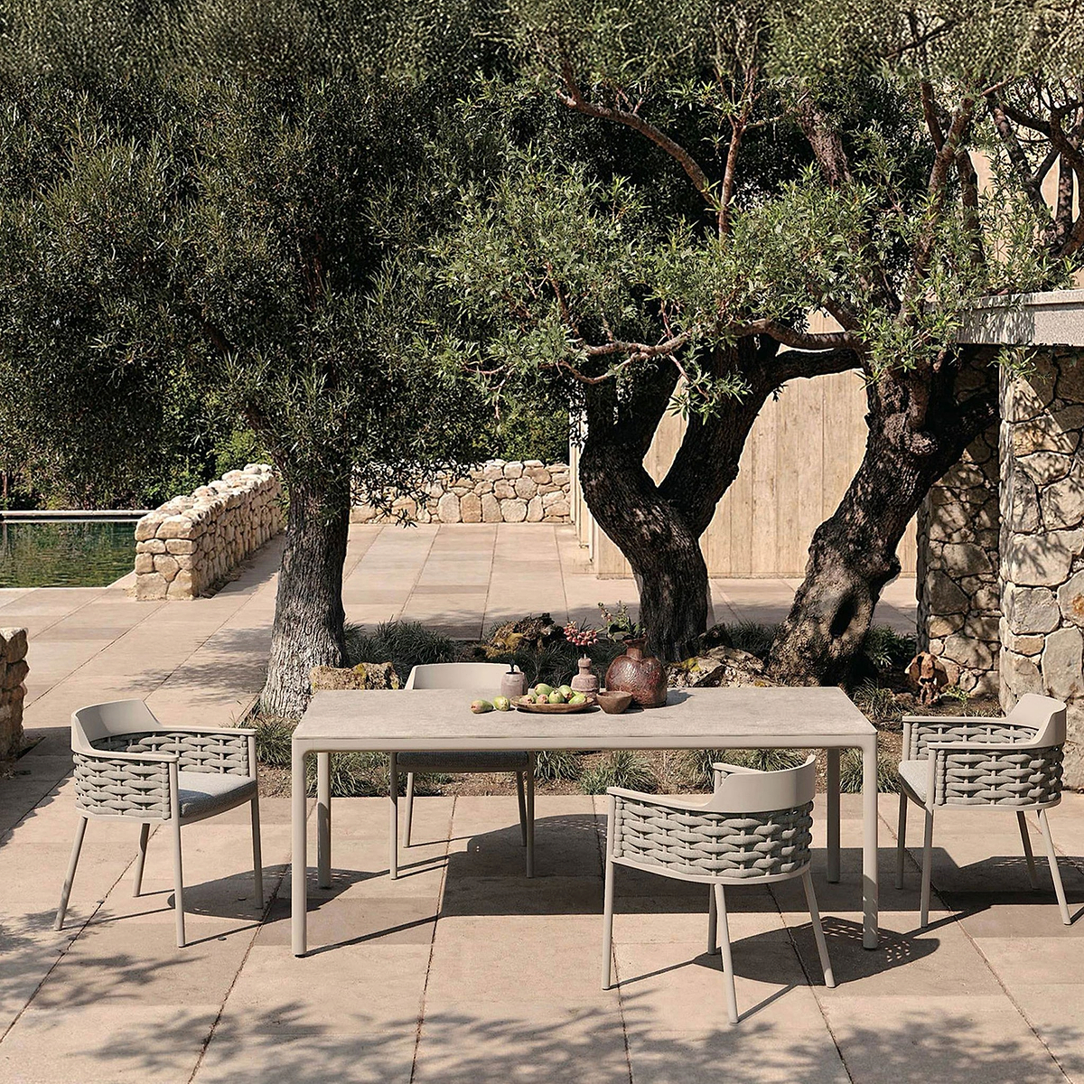 Olma 6 Seater Dining Table Chairs from Roseland Furniture