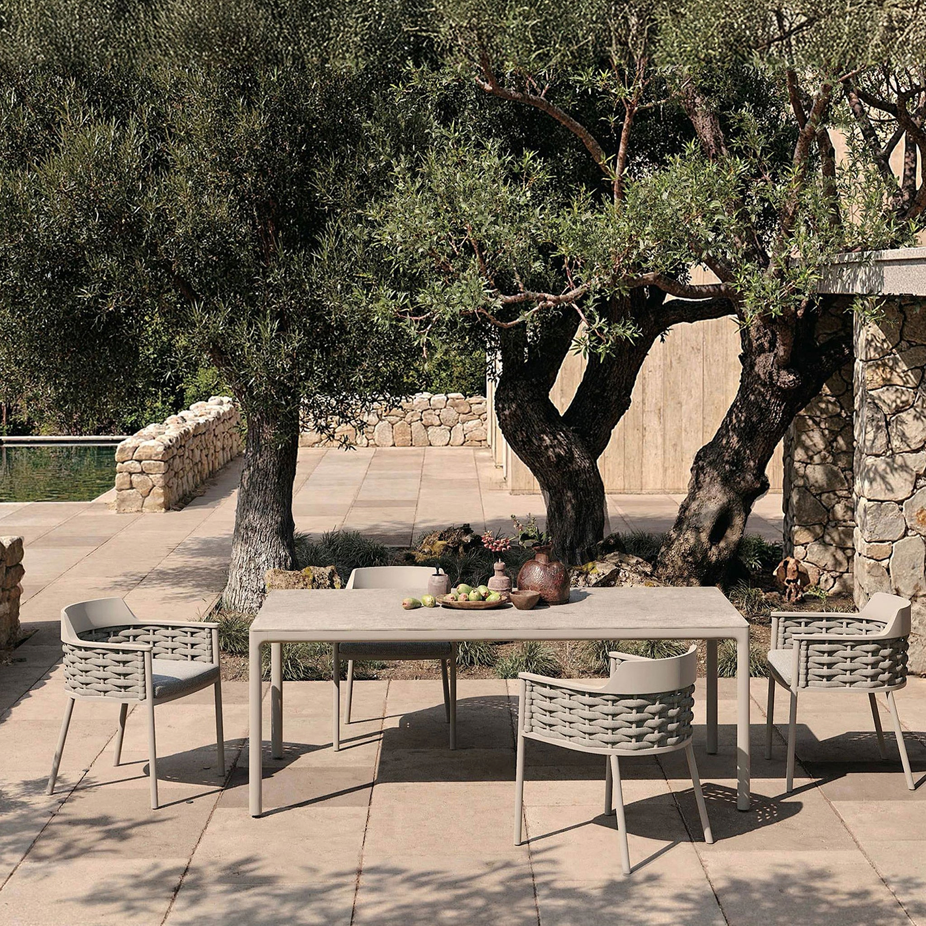 Olma 6 Seater Dining Table Chairs from Roseland Furniture