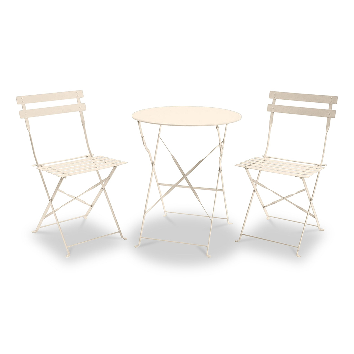 Padstow 60cm Bistro Set Cashmere from Roseland Furniture
