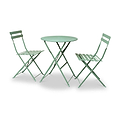 Padstow 60cm Bistro Set Moss from Roseland Furniture