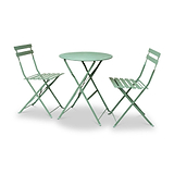 Padstow 60cm Bistro Set Moss from Roseland Furniture