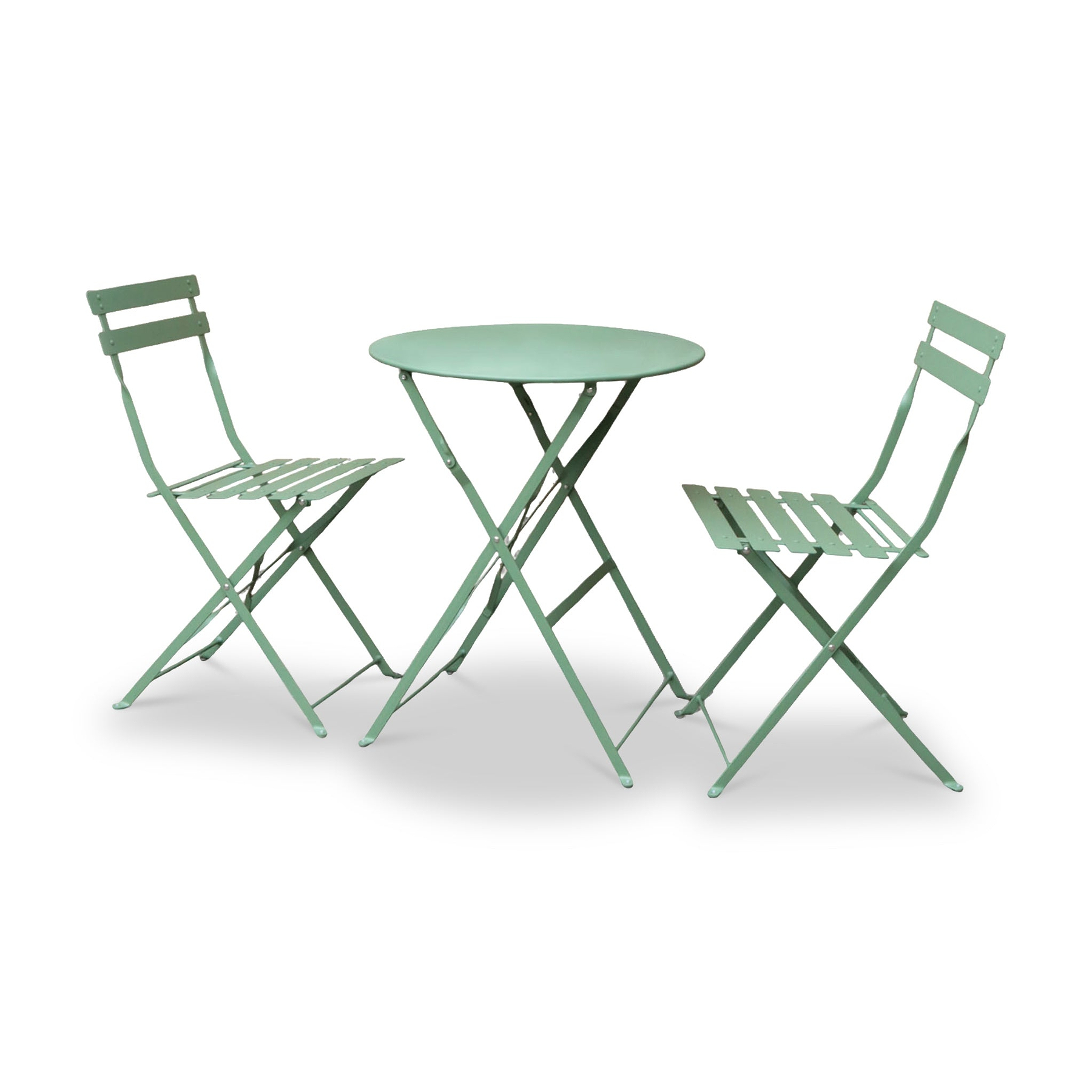 Padstow 60cm Bistro Set Moss from Roseland Furniture