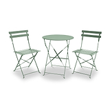 Padstow 60cm Bistro Set Moss from Roseland Furniture
