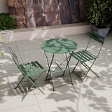 Padstow 60cm Bistro Set Moss from Roseland Furniture