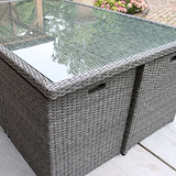 Paris 10 Seat Lux Rattan Cube Set from Roseland Furniture
