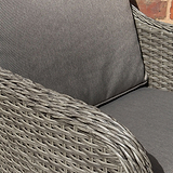 Paris 6 Seat 140cm Lux Rattan Dining Set