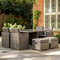 Paris 8 Seat Lux Rattan Cube Set from Roseland Furniture
