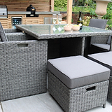 Paris 8 Set Lux Rattan Cube Set from Roseland Furniture