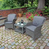 Paris 2 Seater Imperial Companion Set from Roseland Furniture