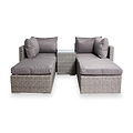 Paris 2-4 Seater Rattan Multi Setting Relaxer Set
