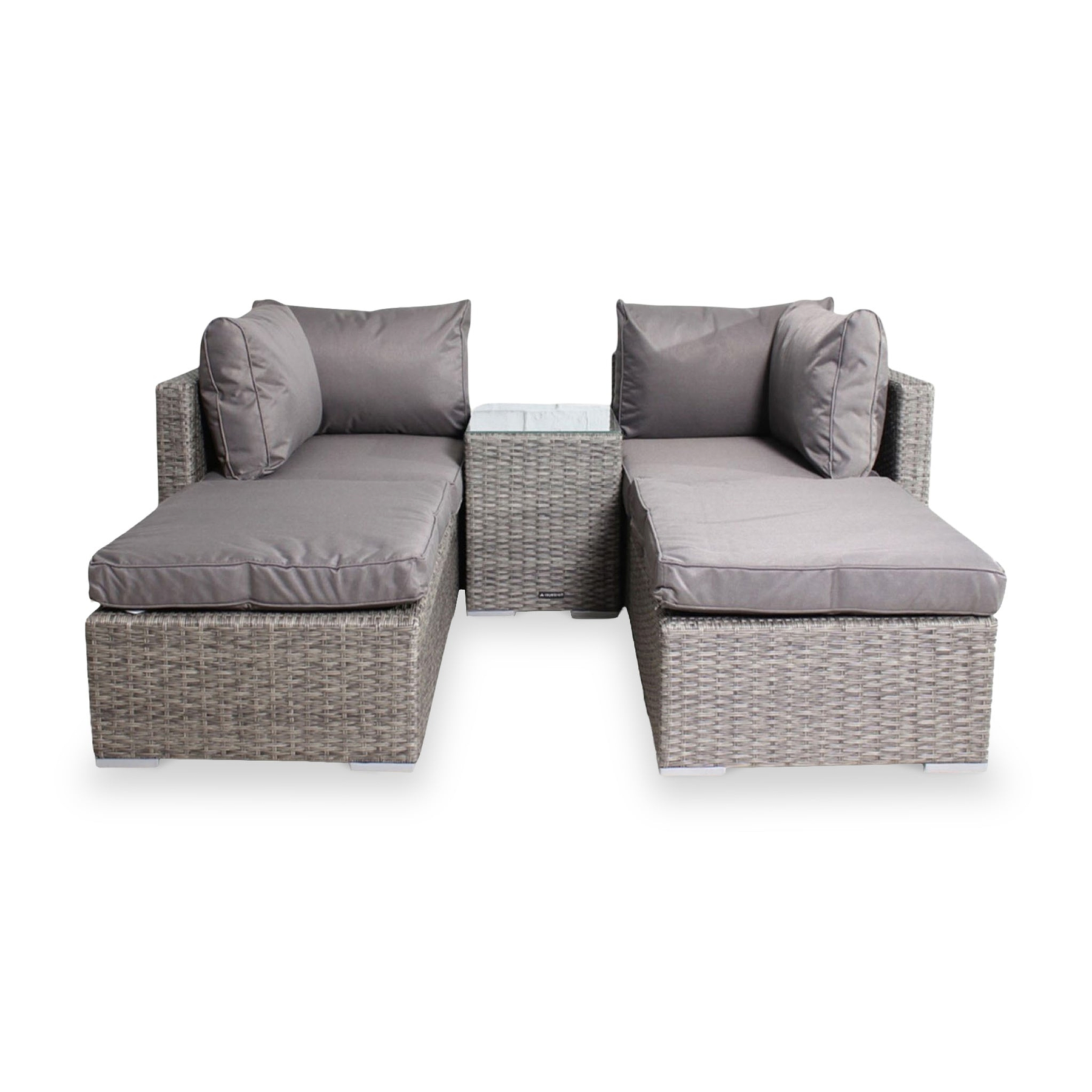Paris 2-4 Seater Rattan Multi Setting Relaxer Set