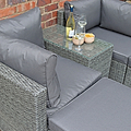 Paris Rattan Multi Setting Relaxer Set 5pc from Roseland Furniture