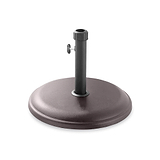 Brown Round Outdoor Garden 16kg Parasol Base
