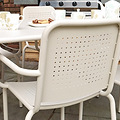 Porto Champagne 6 Seater Round Dining Set from Roseland Furniture