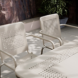 Porto Champagne 6 Seater Rectangular Dining Set