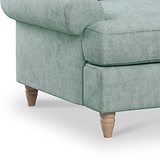 Pembroke 2 Seater Sofabed - Aqua Close Up From Roseland Furniture