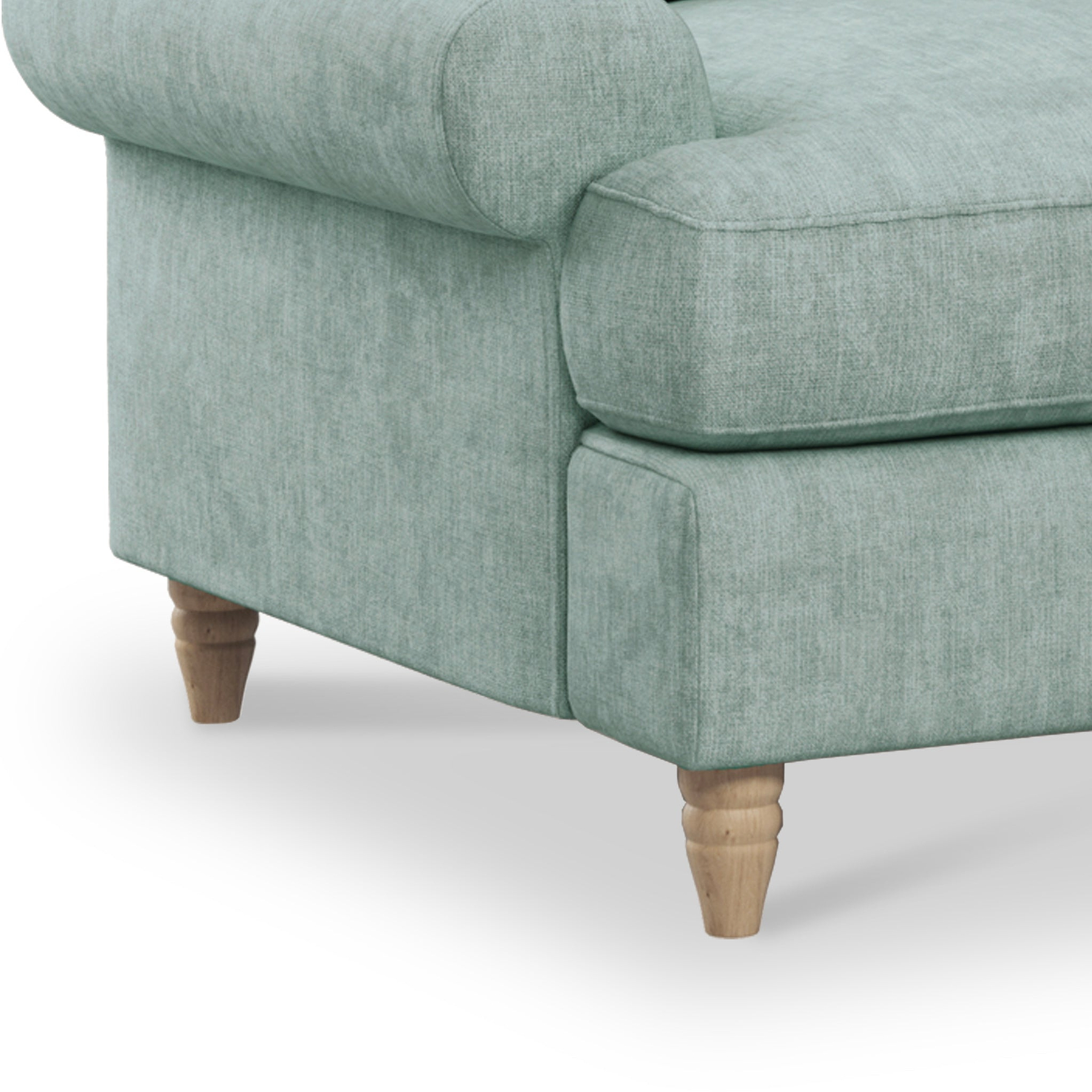 Pembroke 2 Seater Sofabed - Aqua Close Up From Roseland Furniture