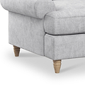Pembroke 2 Seater Sofabed  -  Ashen  Close Up From Roseland Furniture