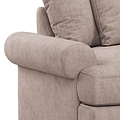 Pembroke 2 Seater Sofabed  -  Beige Close Up From Roseland Furniture