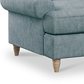 Pembroke 2 Seater Sofabed - Denim Close Up From Roseland Furniture