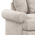 Pembroke 2 Seater Sofabed - Linen Close Up From Roseland Furniture